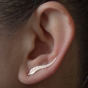 Feather earrings (Bought, but never worn)